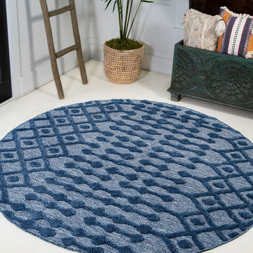 Peralta Moroccan Diamond Indoor/outdoor Area Rug